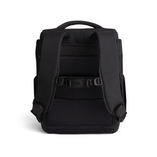 A Kamella Pet Backpack and Car Seat, in onyx, from the back.