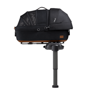 medium pet car seat on base, onyx
