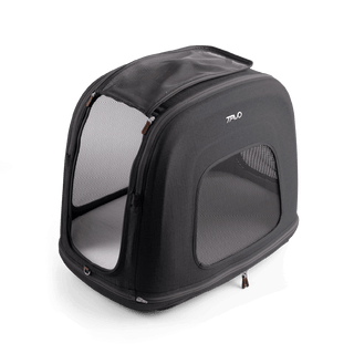 Tavo Pets Crispin small crash-tested pet travel crate in Onyx black spacious interior