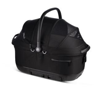 Tavo Pets Maeve ixo6x crash tested pet car seat in Onyx black integrated isofix latches