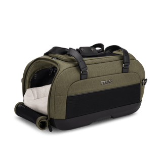 Dupree II pet car seat in the fern fashion showing the comfort mattress pad - view 3
