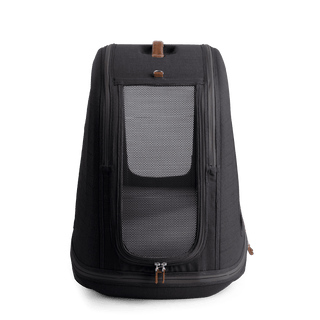 Tavo Pets Crispin medium crash-tested pet travel crate in Onyx black ventilated doors