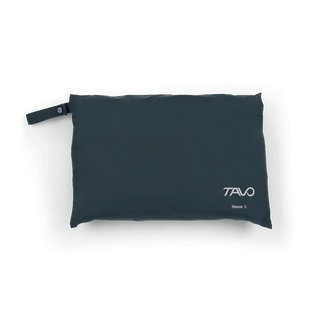 A Tavo Pets Maeve 5 series rain cover shown in its attached bag - view 4