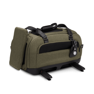 Dupree II pet car seat in the fern fashion showing the Side Impact Protection Guard attached and the integrated ISOFIX latches out
- view 4