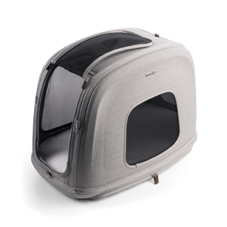 Tavo Pets Crispin medium crash-tested pet travel crate in Merle gray spacious interior