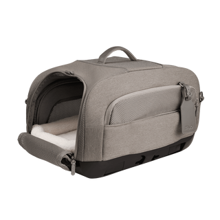 Tavo Pets Dupree I crash-tested pet car seat in Merle gray with comfort inside