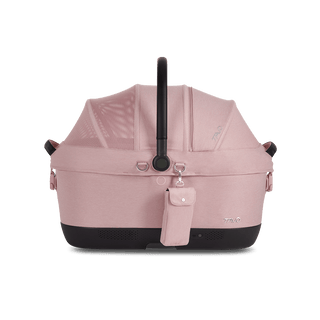 Maeve iso6x Wind pet car seat in the sakura fashion shown from the front with the power bank bag attached.