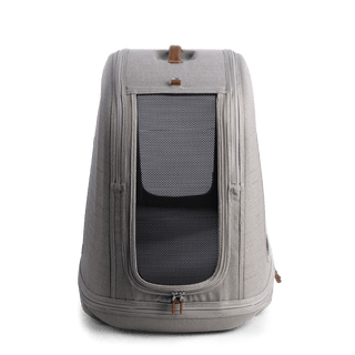 Tavo Pets Crispin medium crash-tested pet travel crate in Merle gray ventilated doors
