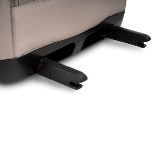 Integrated isofix on gray, impact tested pet car seat for cats and dogs