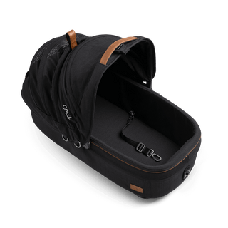 medium pet carrier with open canopy and leash